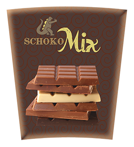 Schoko Mix in den Mixer laden Schoko Mix