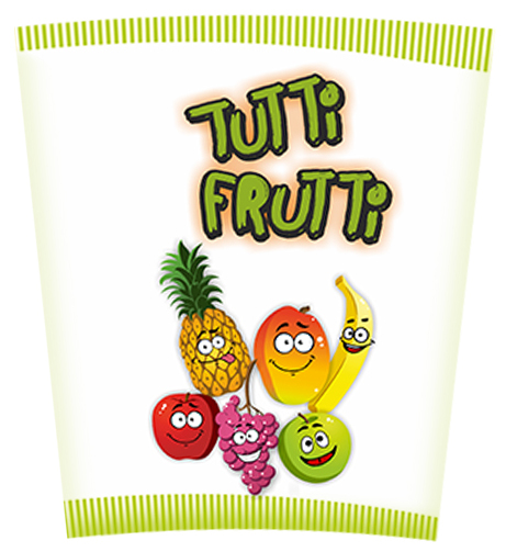 Tutti Frutti in den Mixer laden Tutti Frutti