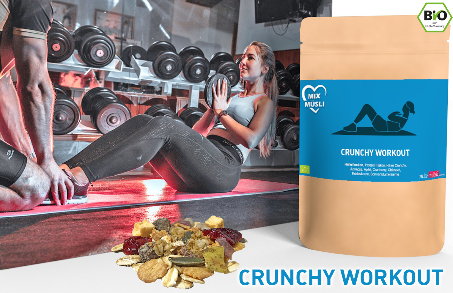 Fitness Mix: Crunchy Workout - Müsli Mischung
