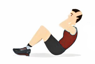 Fitness-Übung für zuhause_Workout_sit-ups_crunches_müsli